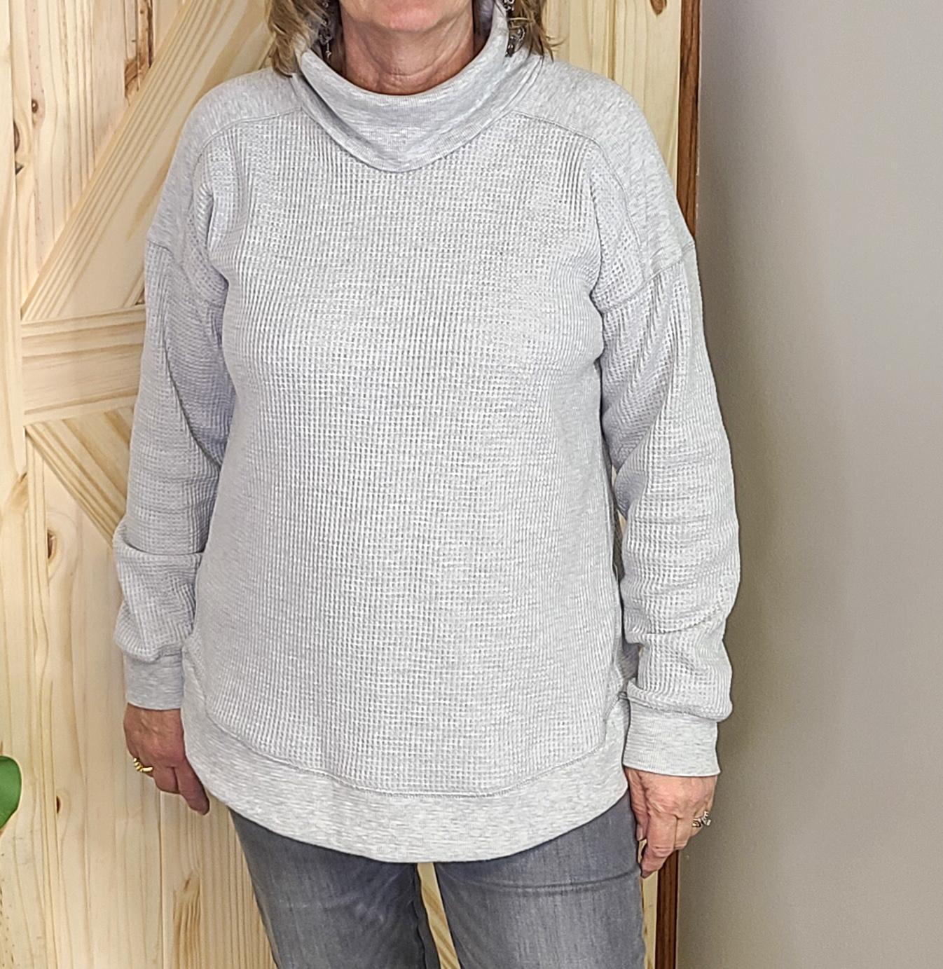 Mixed Thermal Knit Top