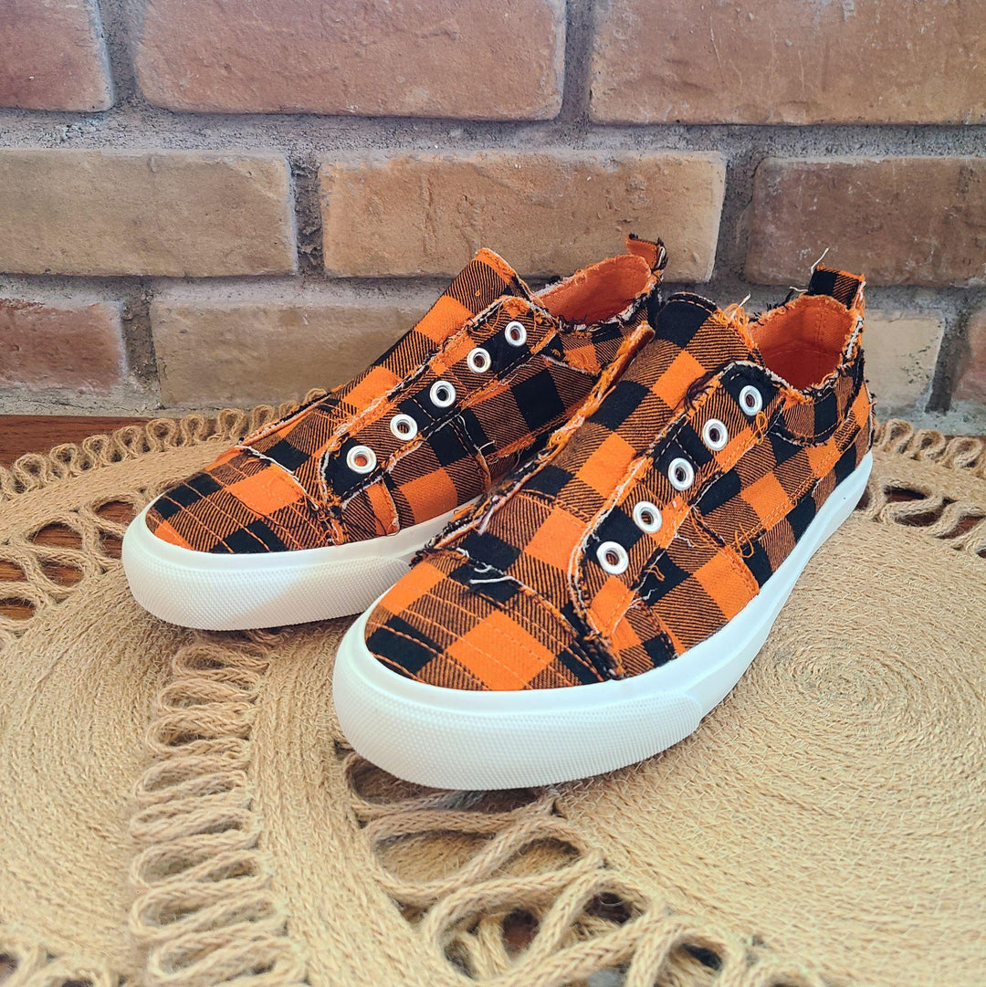 Corkys Babalu Plaid Sneaker