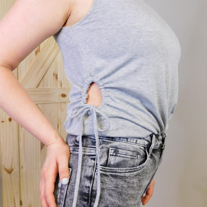 Cut-Out Waist Top