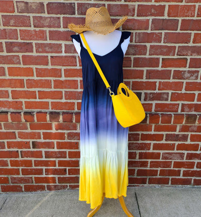 Tie Dye Tiered Cami Maxi Dress