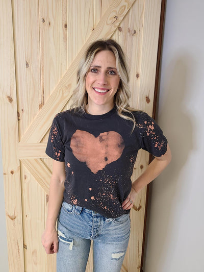 Bleached Heart Tee