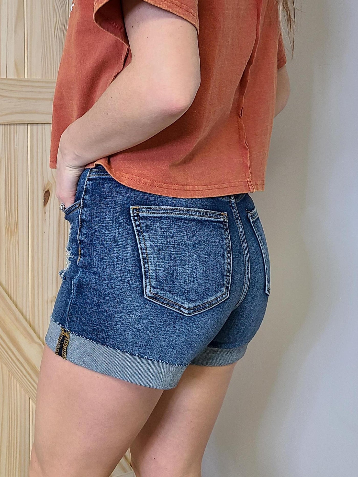 Sneak Peek High Rise 90's Shorts