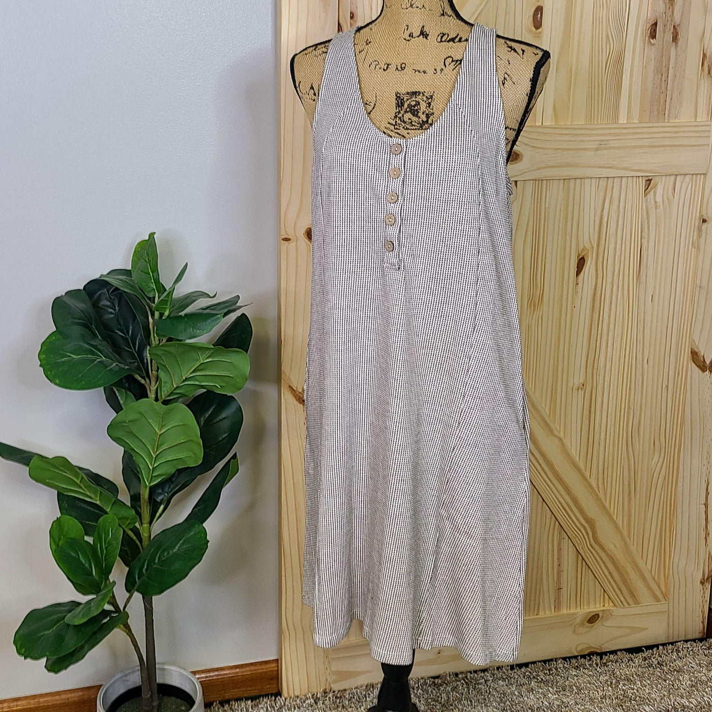 Sleeveless Racerback Dress