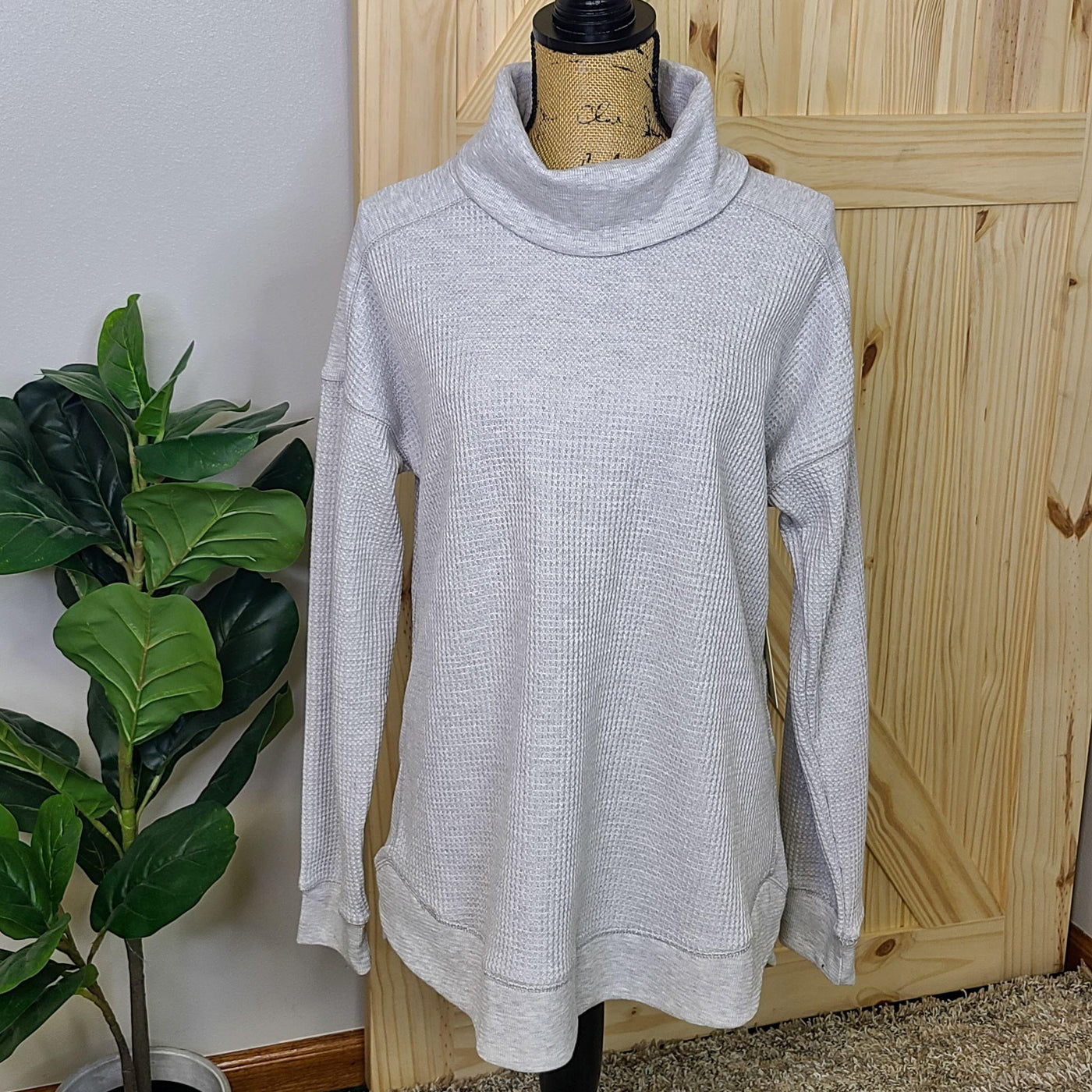 Mixed Thermal Knit Top