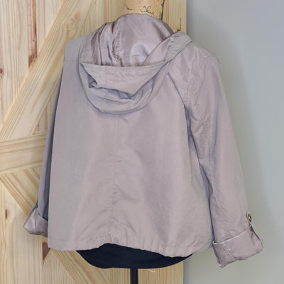 Snap Button Zip Up Hoodie