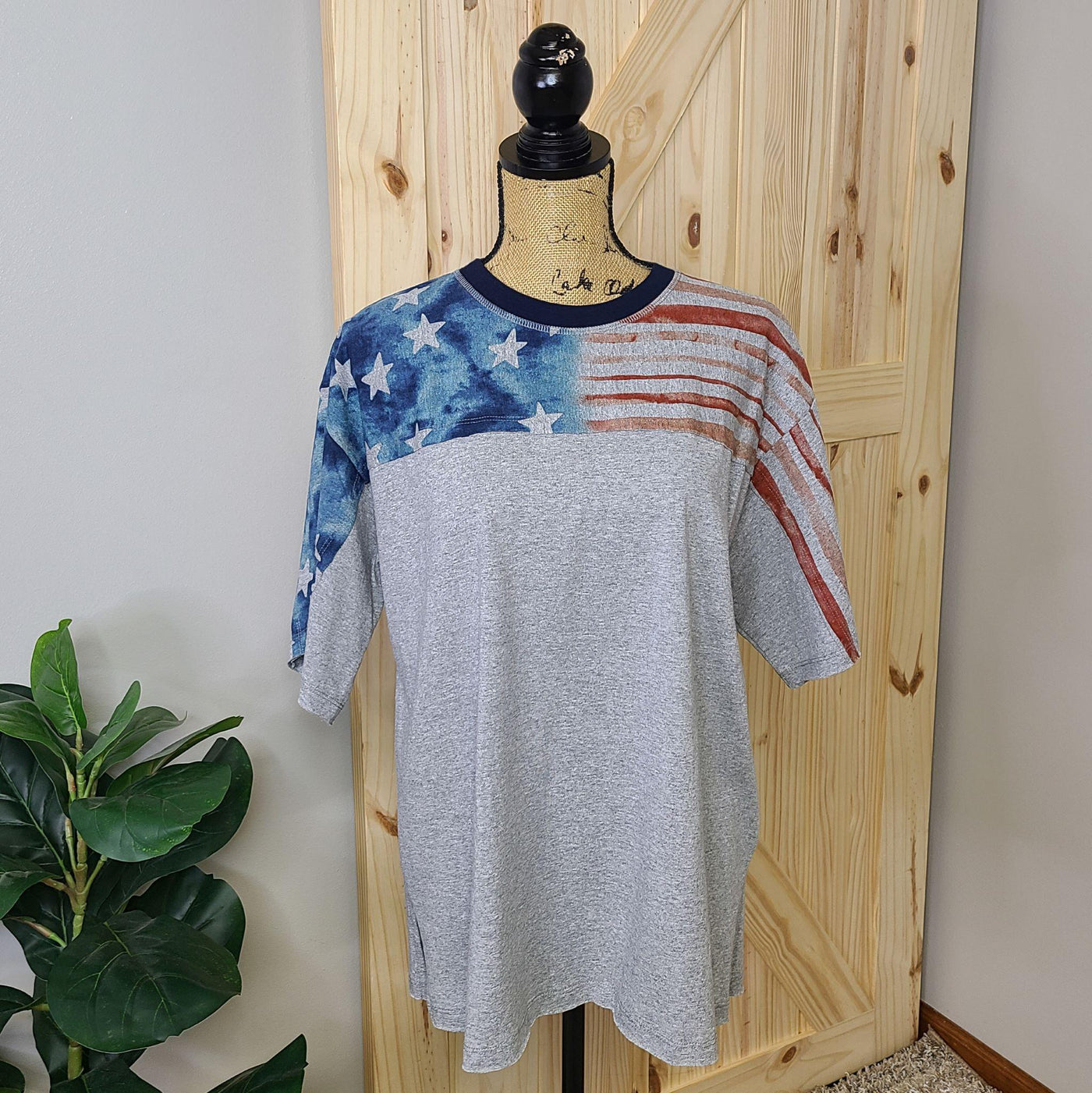 Short Sleeve Flag Top