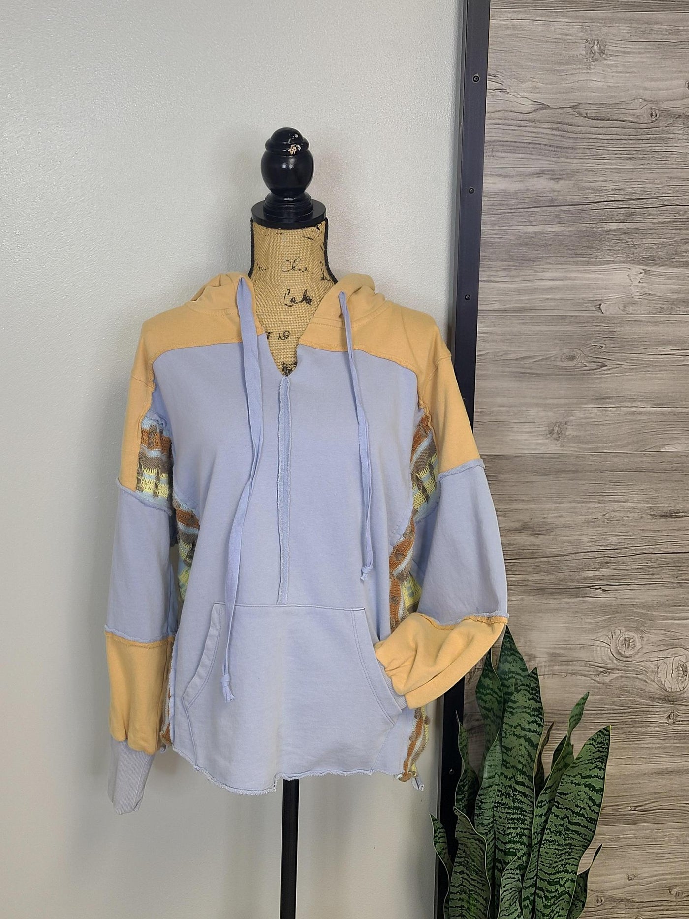 Terry Knit Mix Sweater