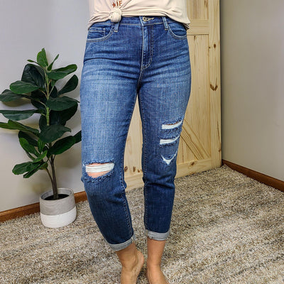 Sneak Peek Medium Wash Tomboy Skinny