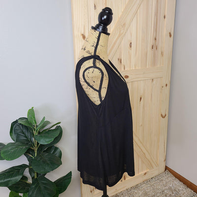 V-Neck Flowy Silhouette Sleeveless Top