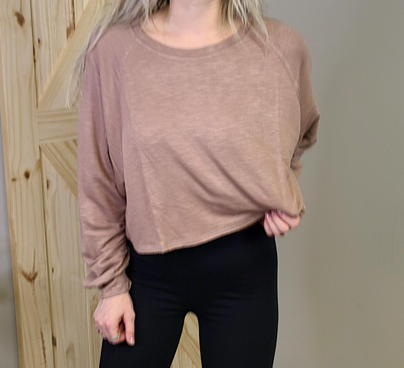 Cropped Soft Sweatshirt