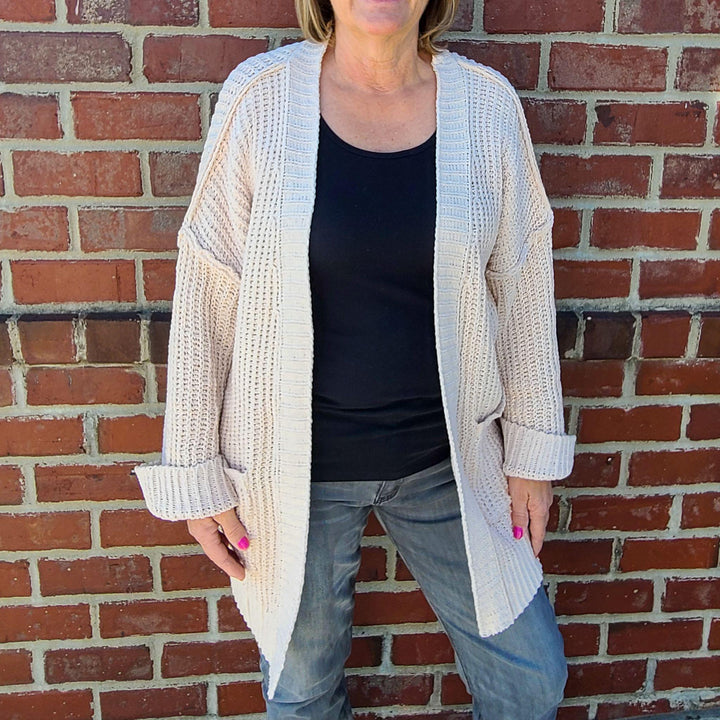 Soft Knitted Cardigan w/ Pockets