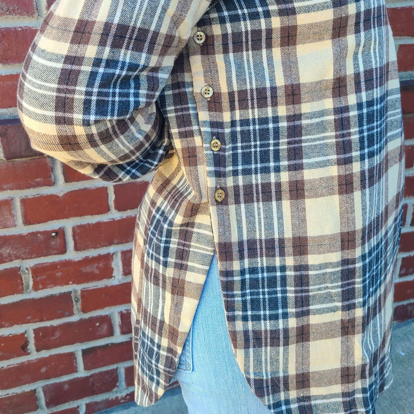 Hi-Lo Half Placket Jacket