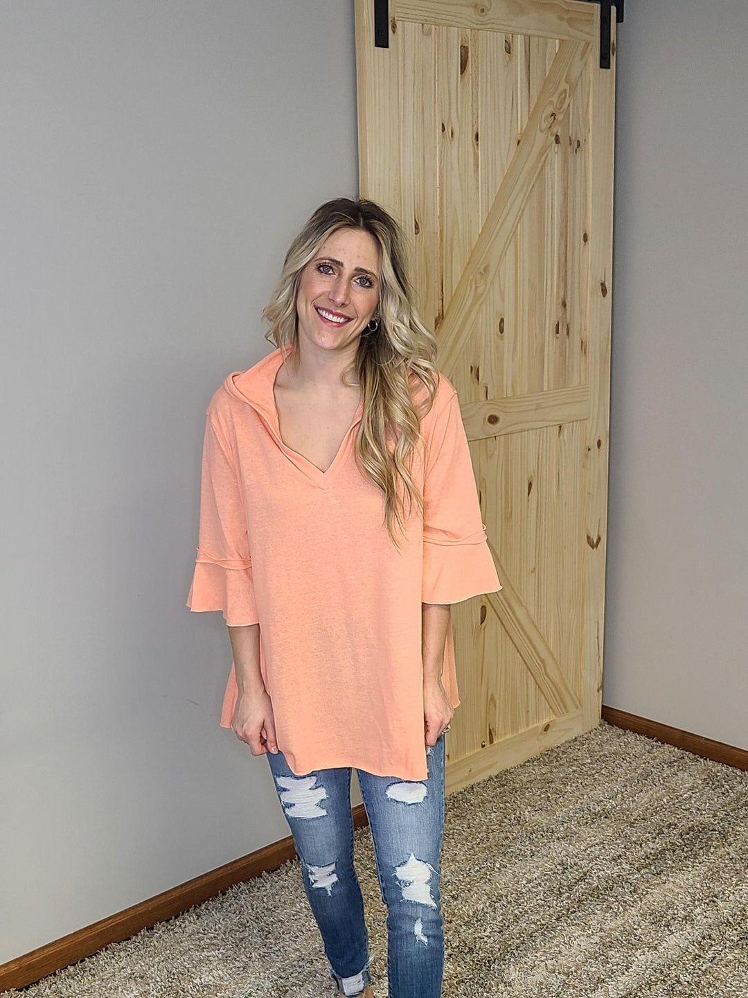 Half Sleeve Cotton Jersey Top