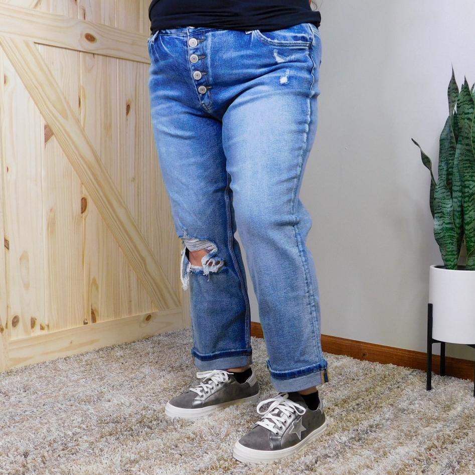 Vervet Boyfriend Stretch w/ Cuff