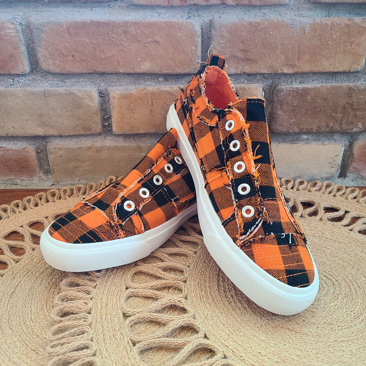 Corkys Babalu Plaid Sneaker