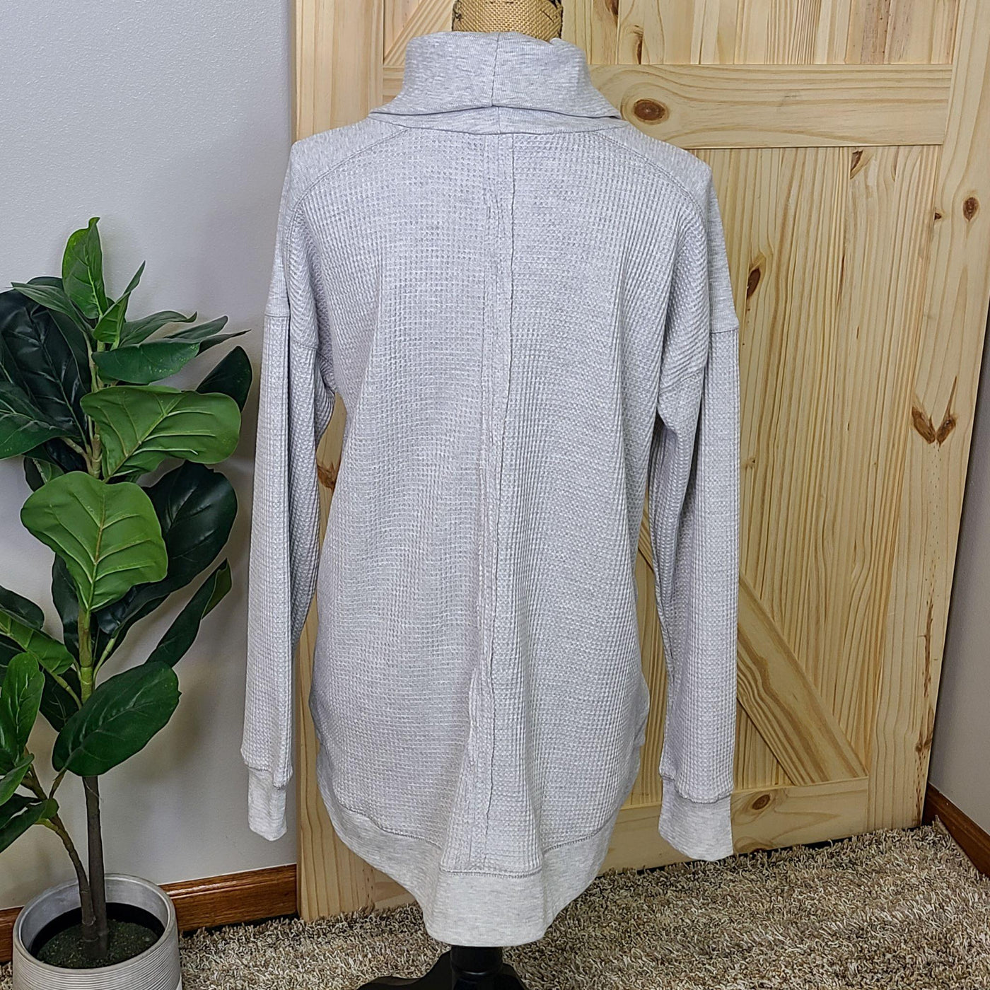 Mixed Thermal Knit Top