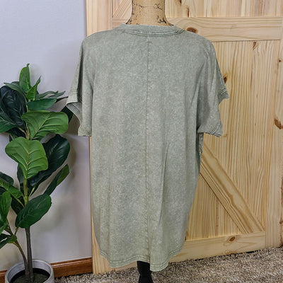 Short Sleeve Bandana Print Top