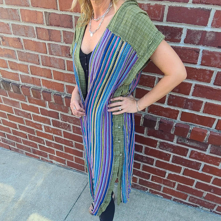 Open Long Cardigan