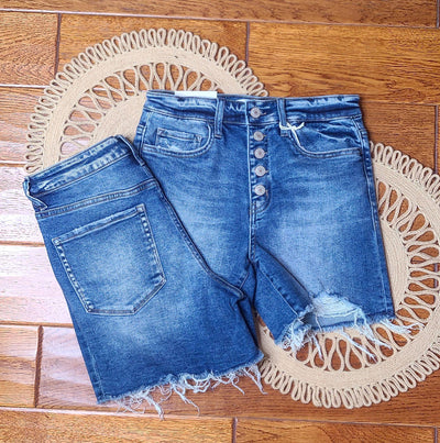 Vervet Rebecca High-Rise Shorts