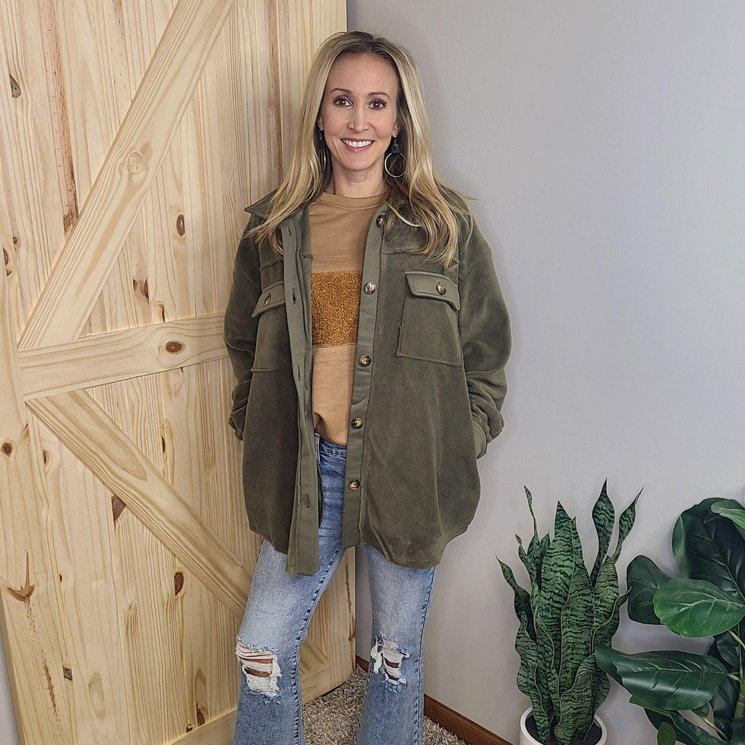 Sherpa Sweatshirt Top