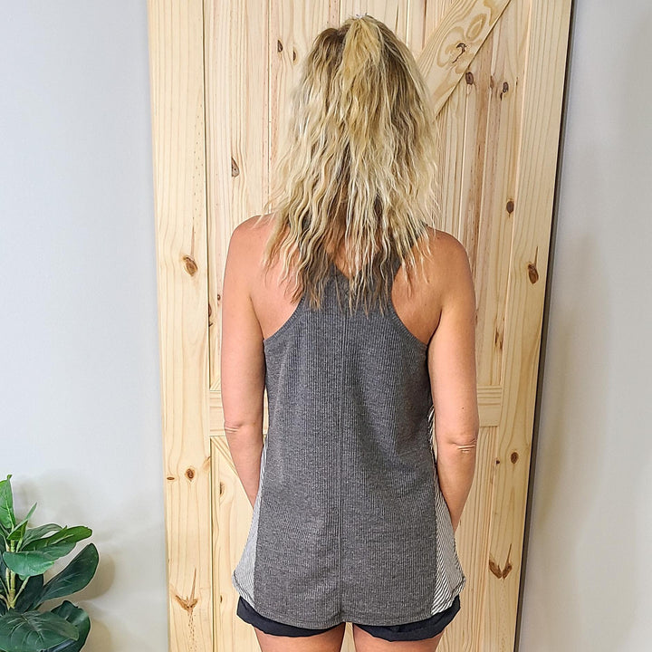 Mixed Media Racerback Tank