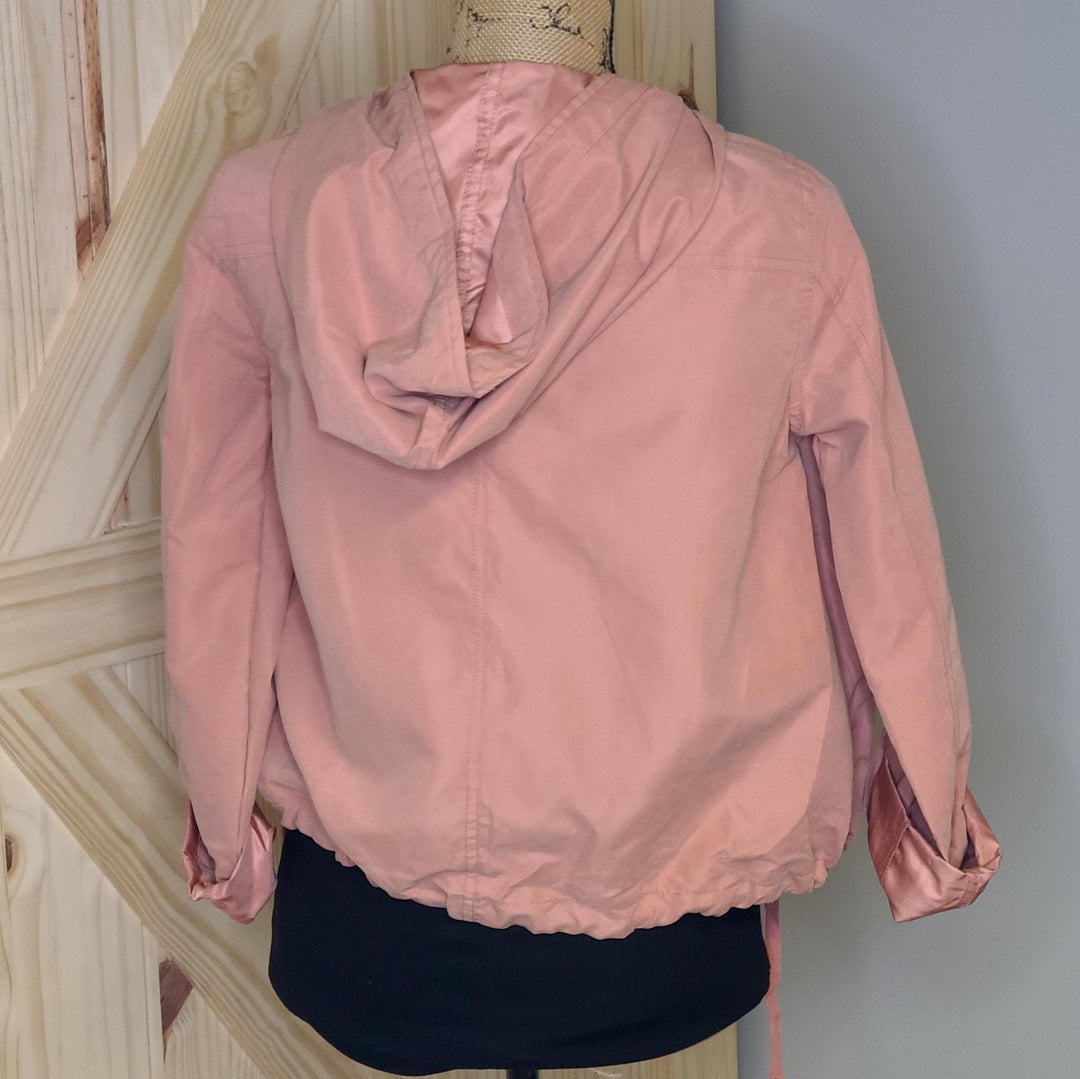 Snap Button Zip Up Hoodie