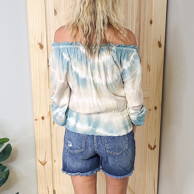 Tie Dye Blouse w/ Smocking Set