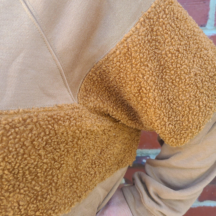 Sherpa Sweatshirt Top