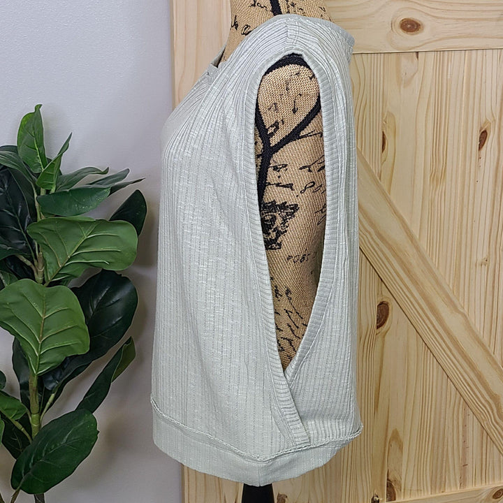 Overlapping Side Seam Tank Top