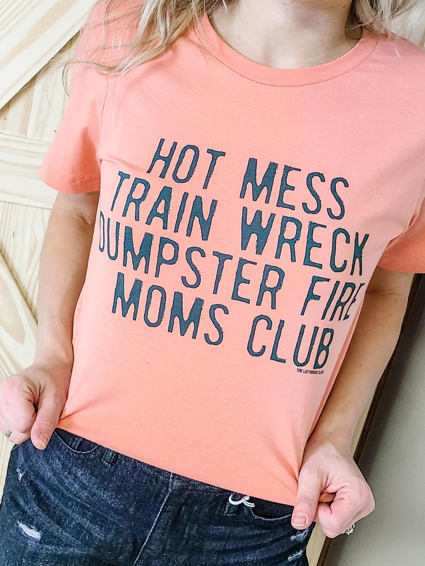Hot Mess Moms Club Tee