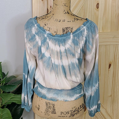 Tie Dye Blouse w/ Smocking Set
