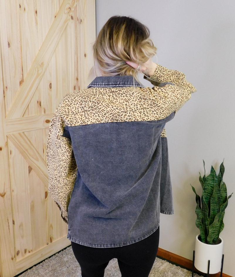 Acid Washed Media Mix Jacket