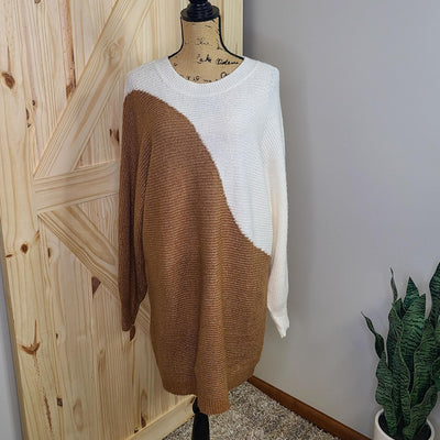 Two Tone Asymmetrical Dress