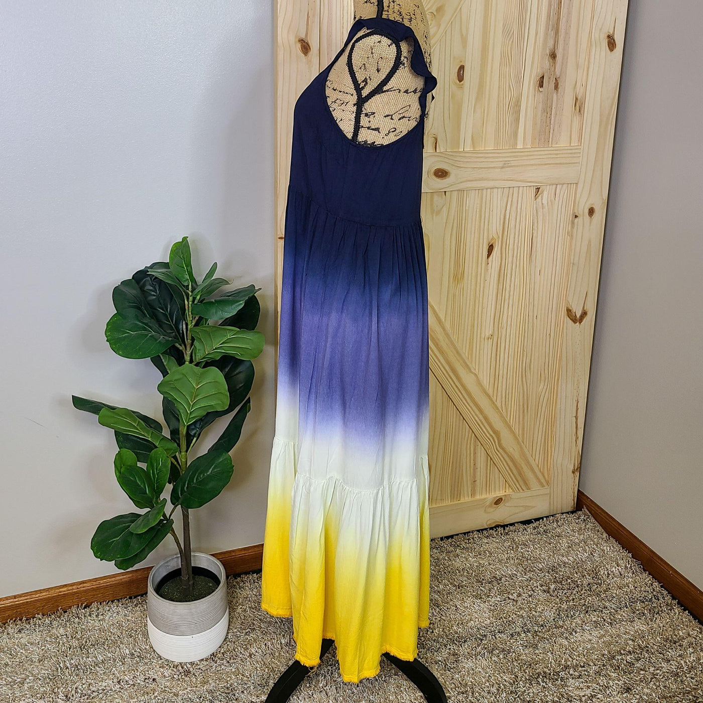 Tie Dye Tiered Cami Maxi Dress