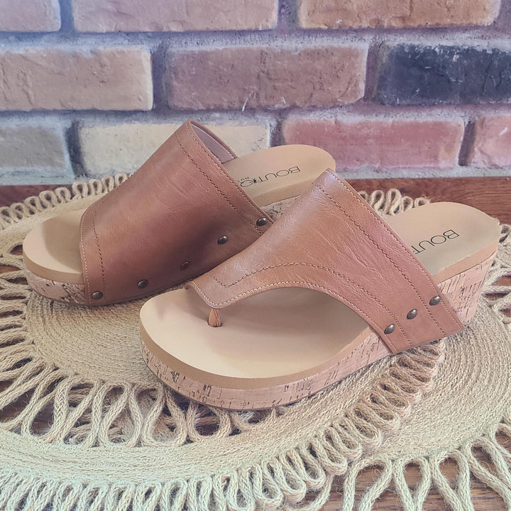Flirty Sandal in Cognac