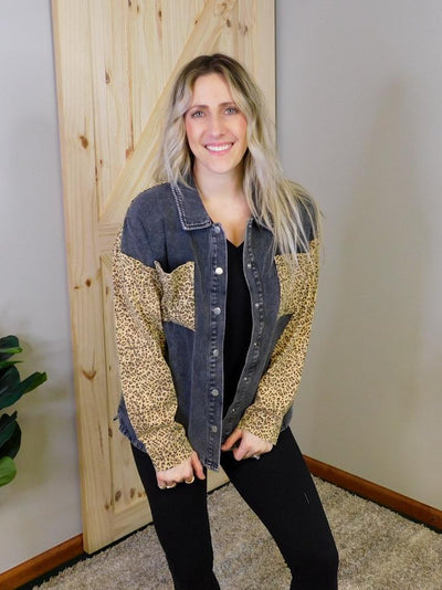 Acid Washed Media Mix Jacket