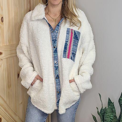 Murphy Jacket in Tribal Cream
