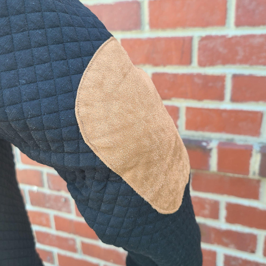 Quilted Snap Button Pullover Top