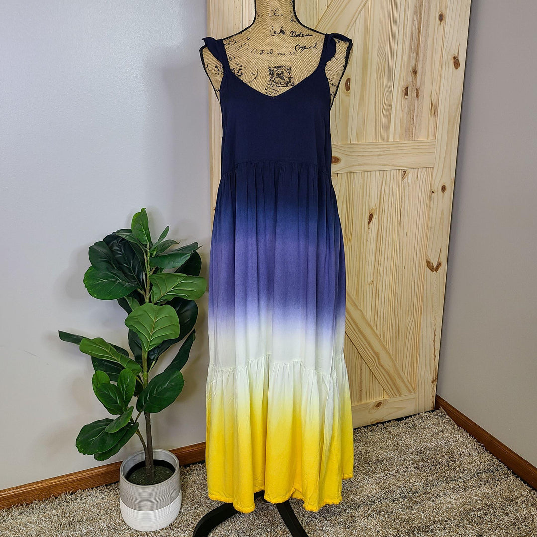 Tie Dye Tiered Cami Maxi Dress