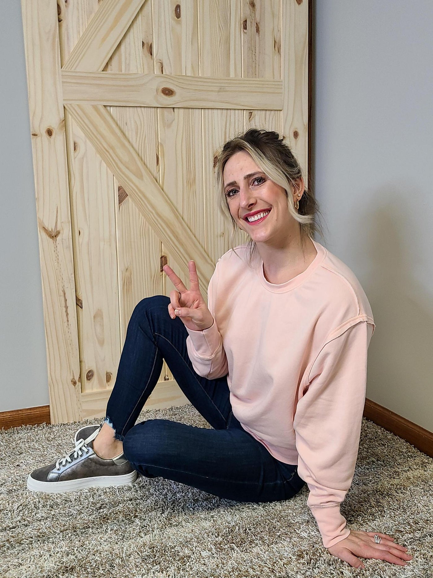 Soft Cropped Sweatshirt