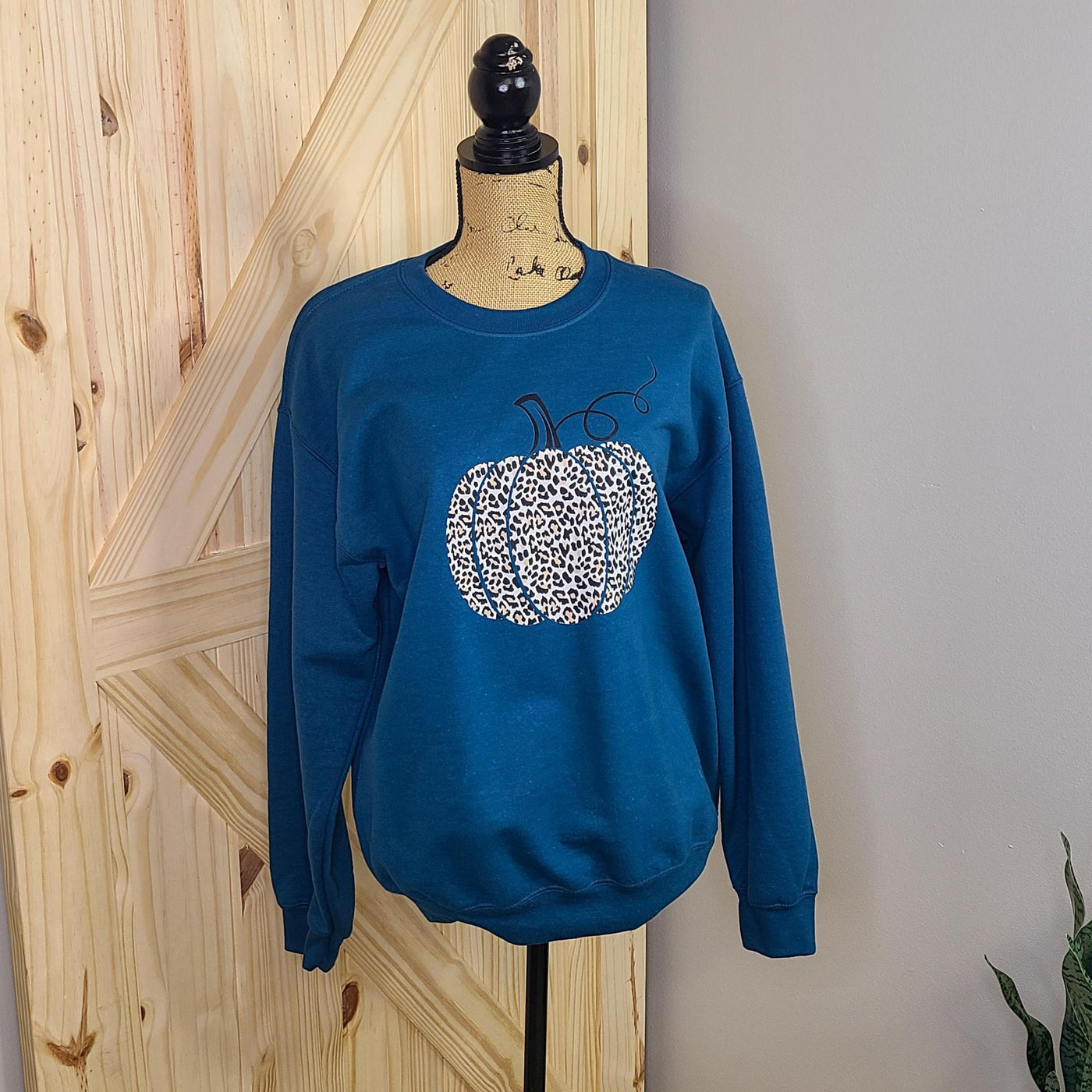 Leopard Pumpkin Sweatshirt