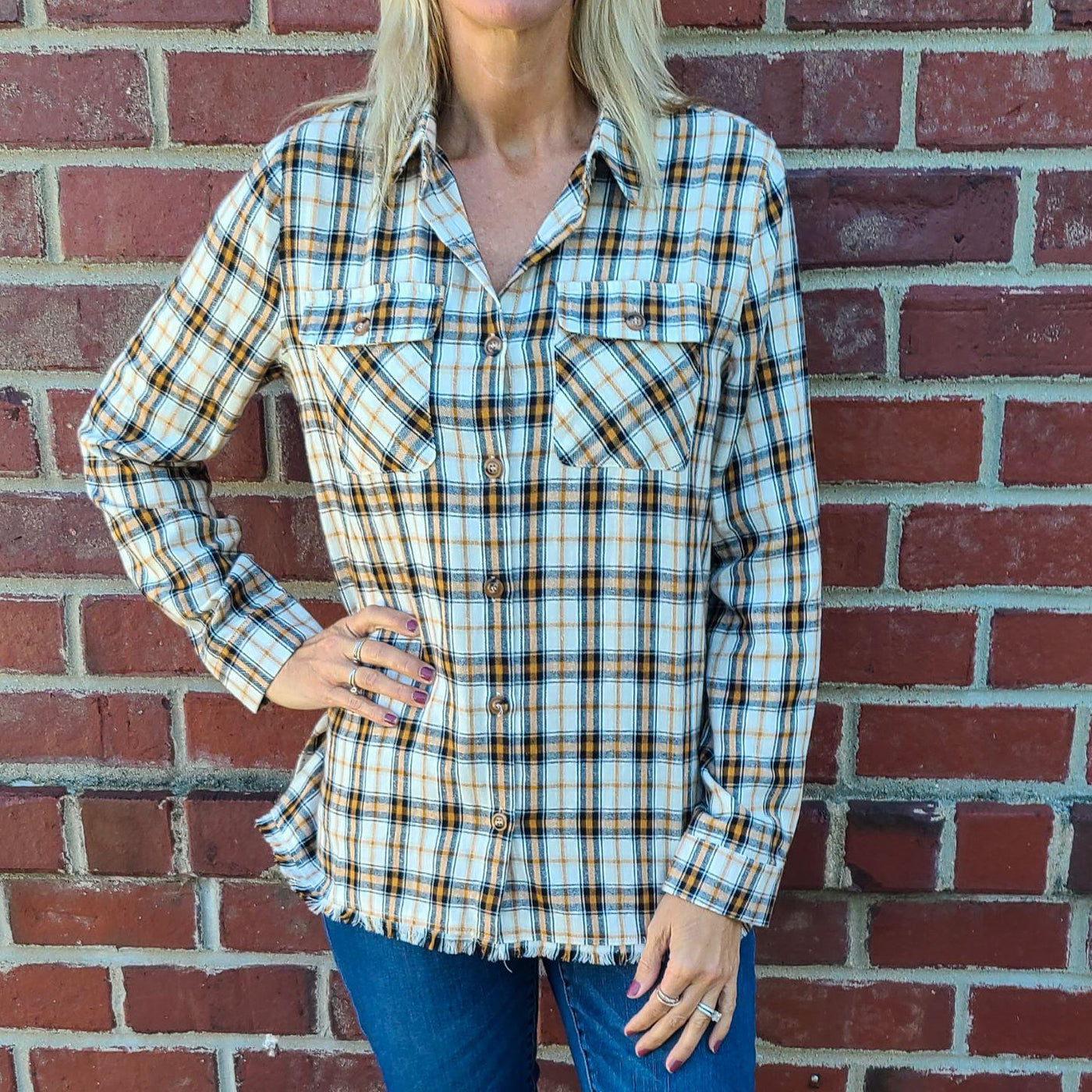 Button Down Flannel Shirt