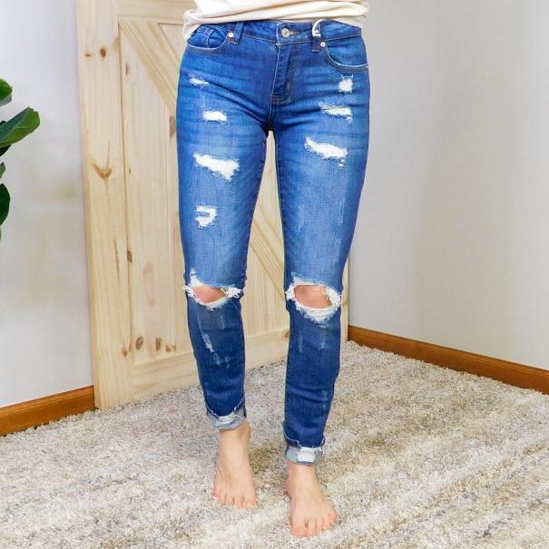 Kancan Mid Rise Super Skinny Jean