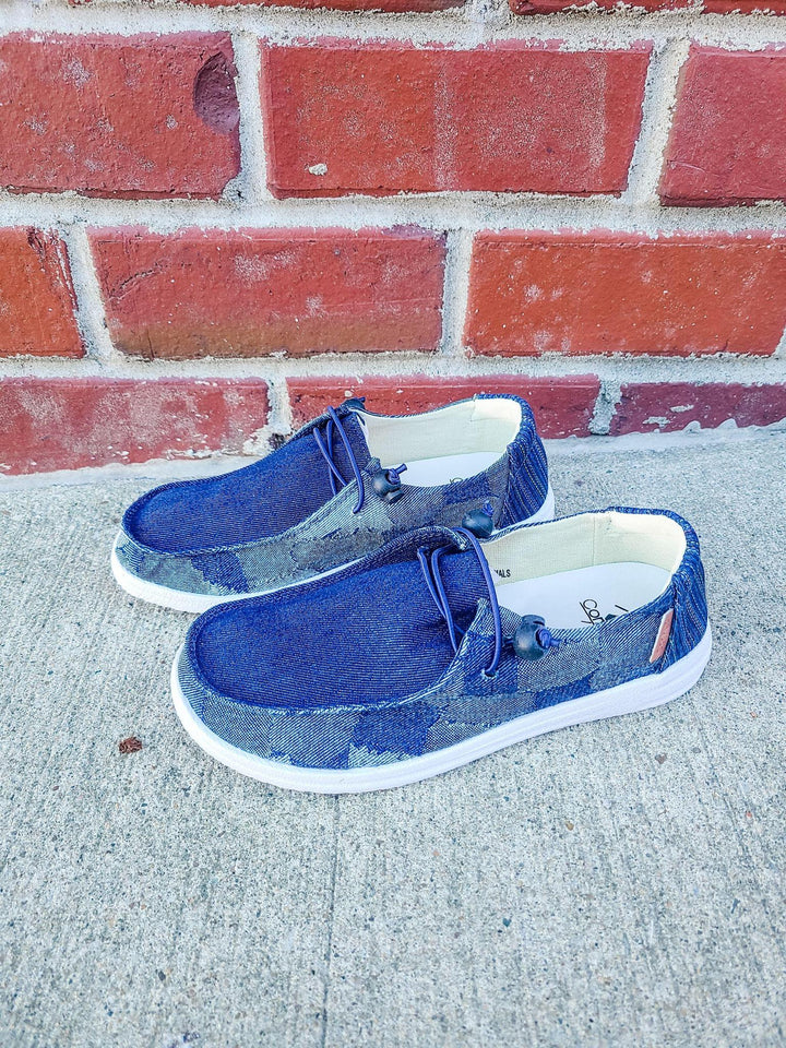 Corky Kayak Denim Patch Slip-On